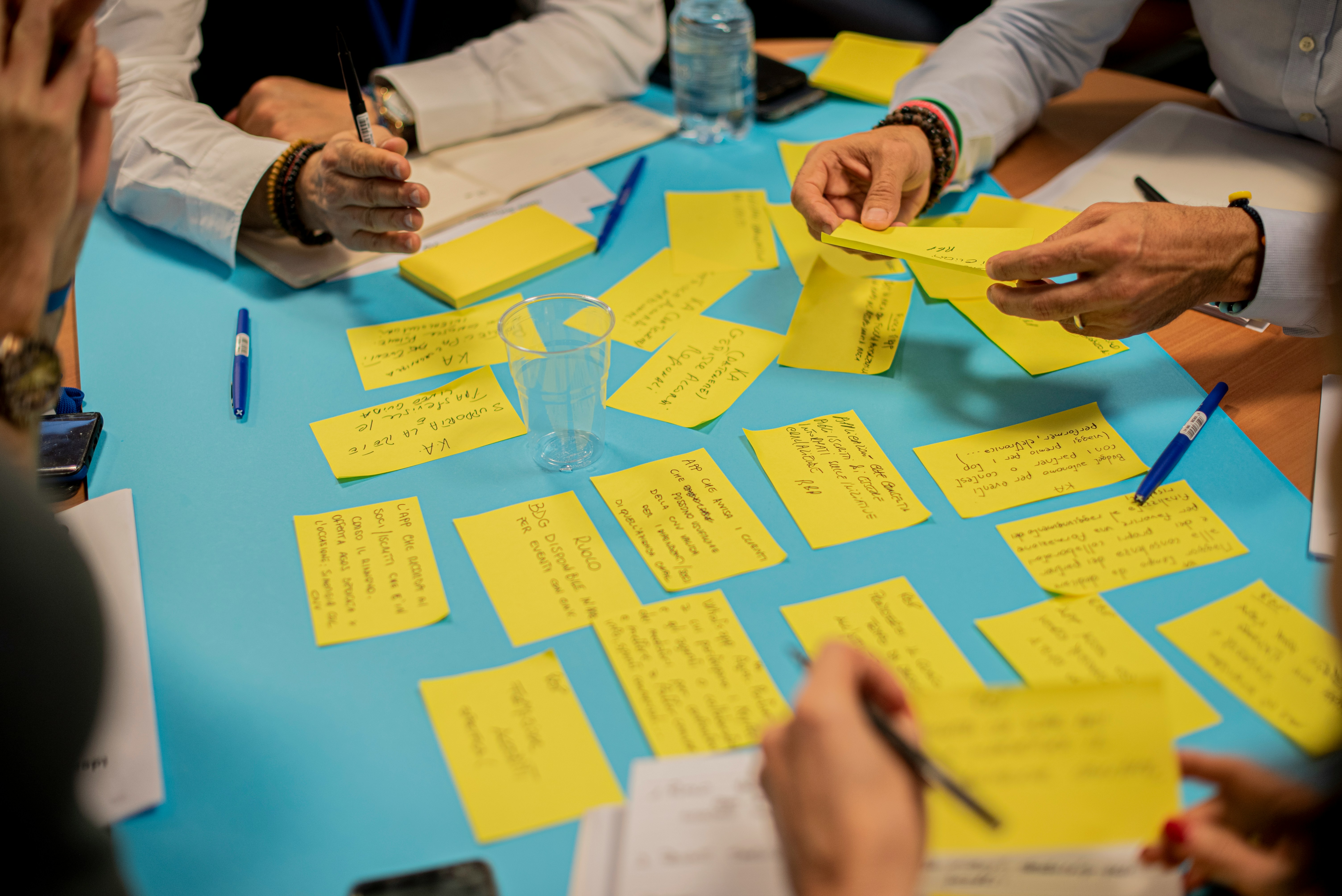 A team implementing a new system
