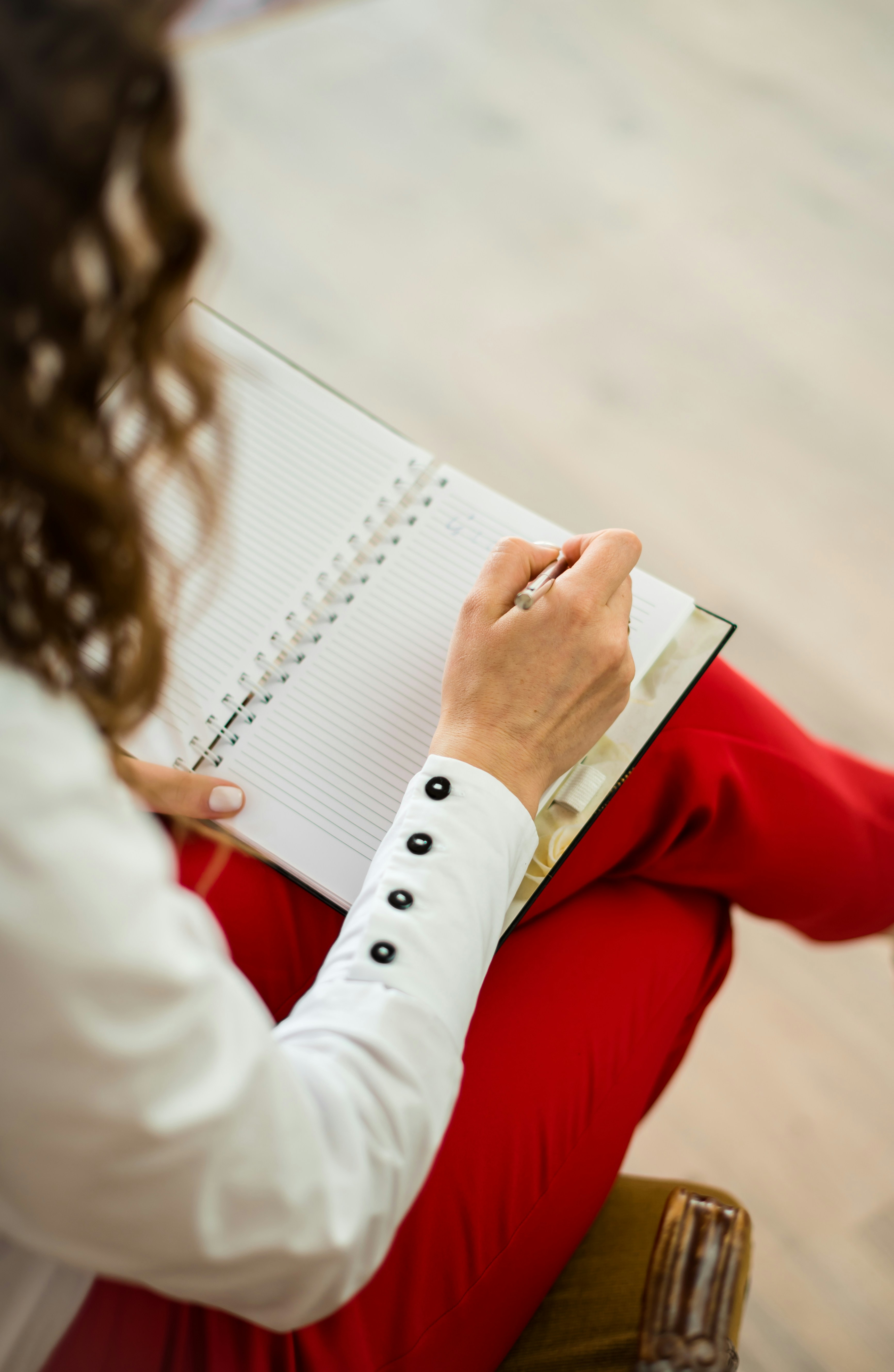 A person booking a consultation